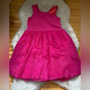 NWT Hanna Andersson hot pink dress 130 💕✨